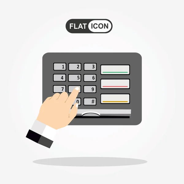 Business Atm Vector Illustration 스톡 벡터