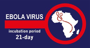 ebola virüsünün vektör çizimi 