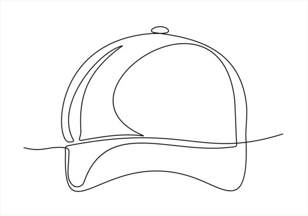 Ilustração Vetorial Ícone Boné Beisebol —  Vetores de Stock