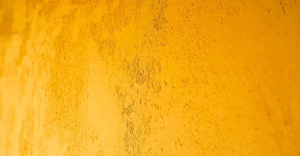 Golden Wall Plaster Close Decorative Venetian Plaster — Stock Photo, Image