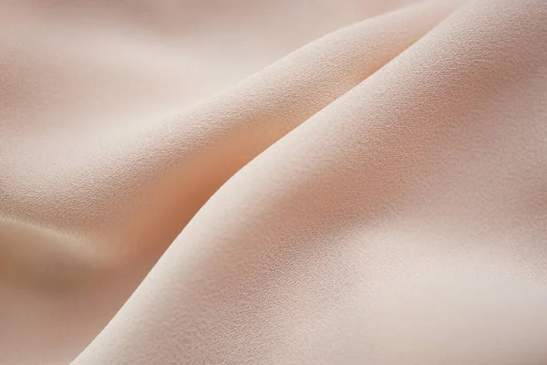 Hassas krem rengi ince kumaş, bej rengi şifon rengi dalgalar..