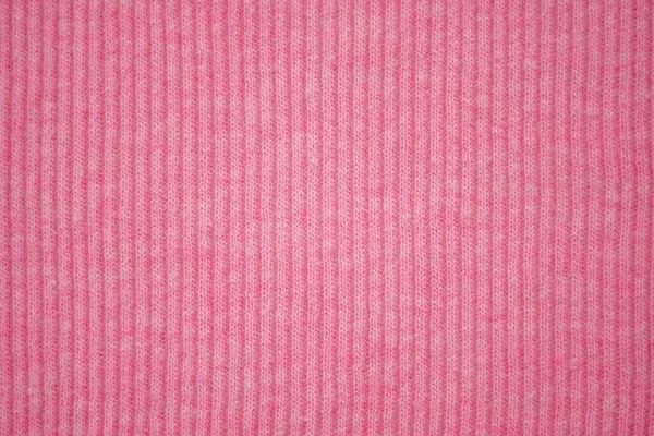 Sweter Różowy Drobno Żebrowany Wzór Miękki Materiał — Zdjęcie stockowe