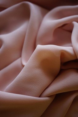 Hassas kremsi ince şifon fabik arkaplan.