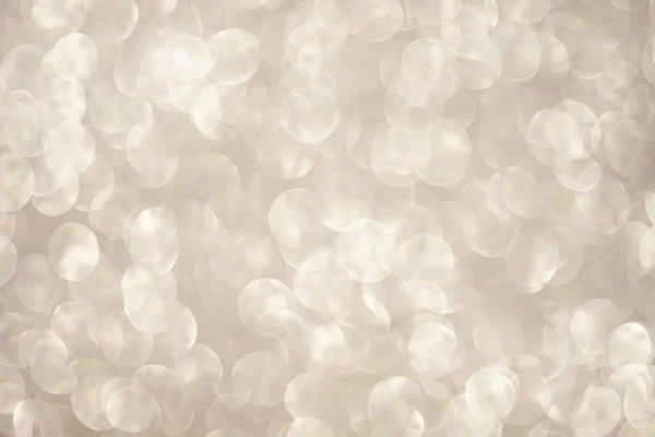 Glänzend Verschwommener Silberner Hintergrund Mit Runden Blasen — Stockfoto
