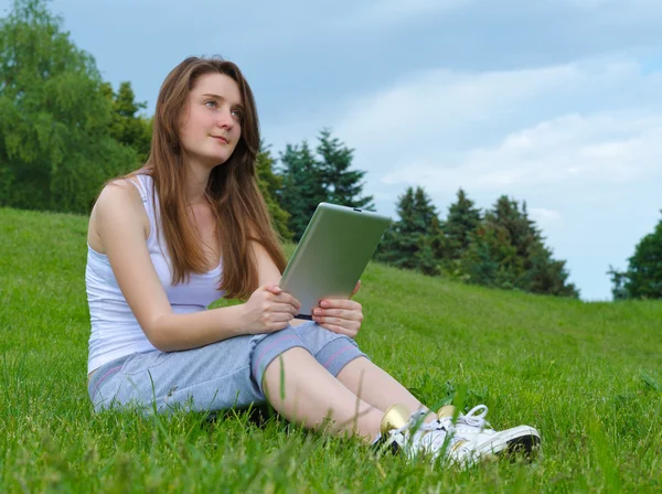 Pensive young woman — Stock Photo, Image