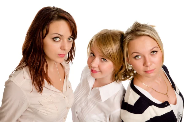 Three beautiful young women Stock Picture