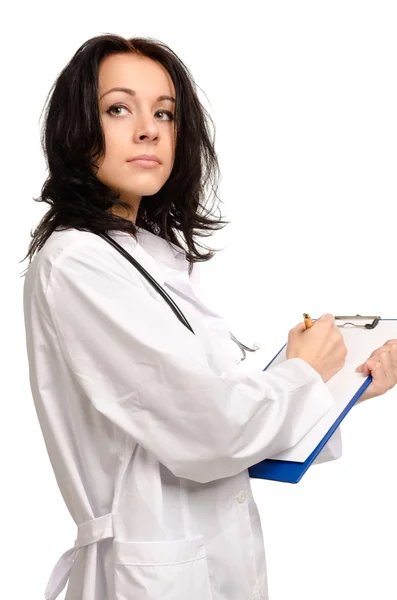 Enfermera o doctora trabajadora — Foto de Stock