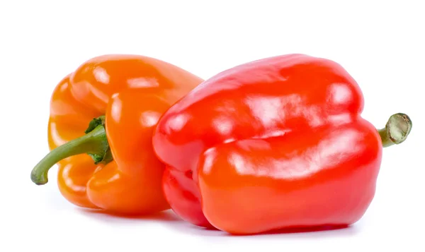 Red and orange sweet pepper — Stock Photo, Image