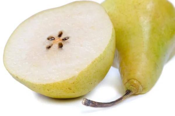 Gehalveerde pear — Stockfoto