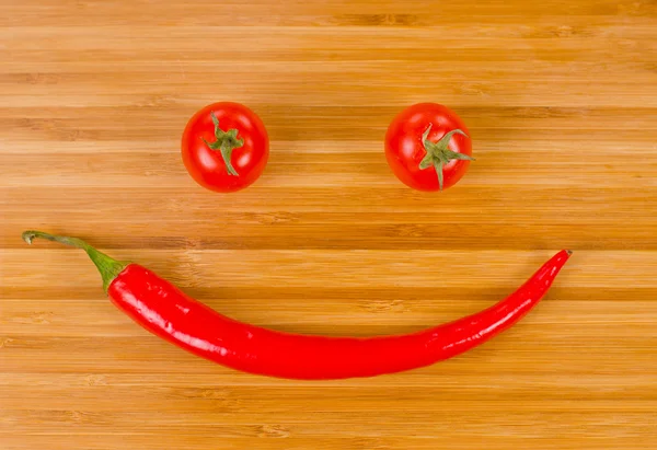 Vegetable face — Stock Photo, Image