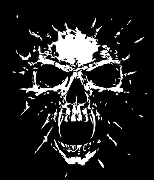 Devil skull — Stock Vector