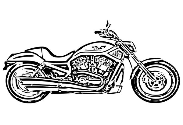 Motocicleta — Vector de stock