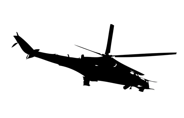 Helicóptero — Vector de stock