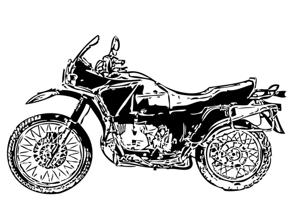 Motocicleta — Vector de stock