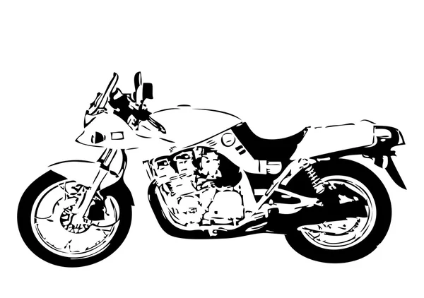 Motocicleta — Vector de stock