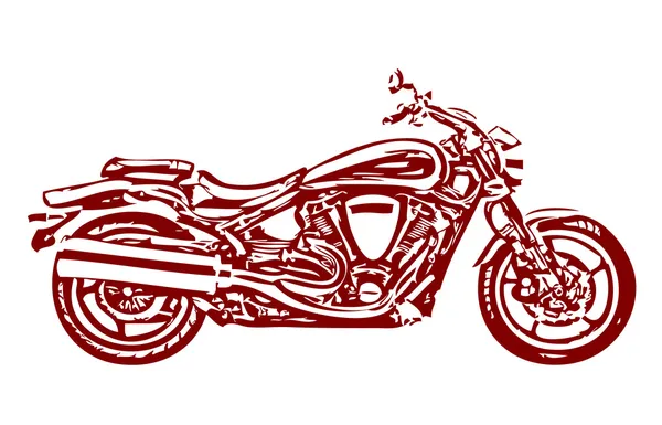 オートバイ — ストックベクタ
