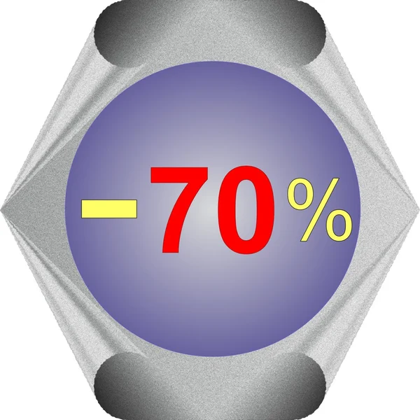 Bola de descuento — Archivo Imágenes Vectoriales