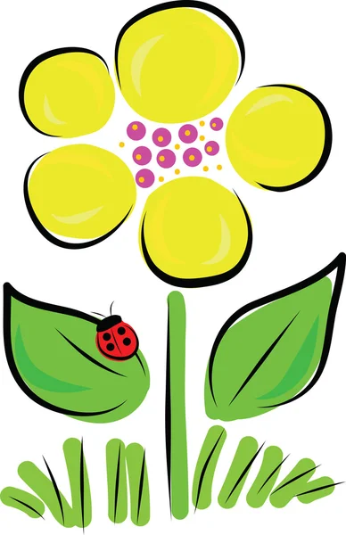 Daisy Bug — Stock Vector