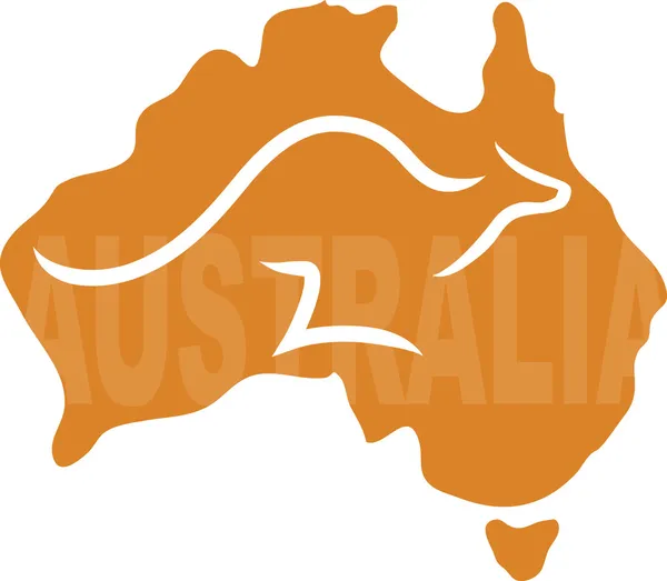 Australië — Stockvector