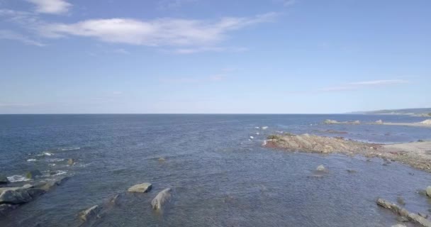 Aerial Drone Still Video Sea Nice Summer Day — Stockvideo
