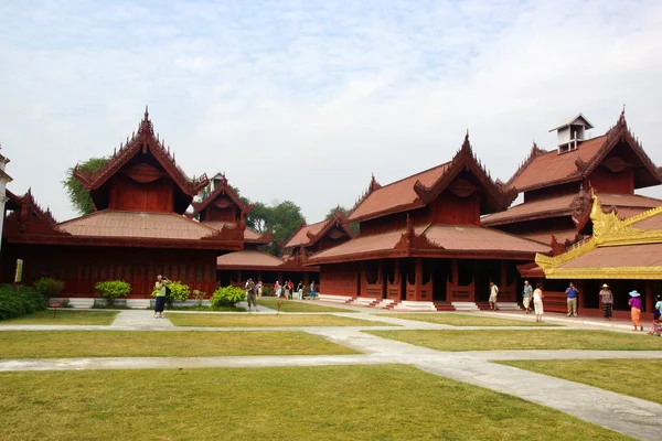 The royal palace in Mandalay, Myanmar — Stock Photo, Image