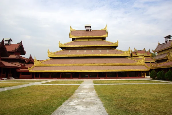 The royal palace in Mandalay, Myanmar — Stock Photo, Image