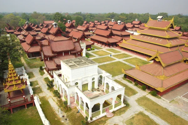 The royal palace in Mandalay, Myanmar — Stock Photo, Image