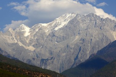 Jade dragon snow mountain, lijiang, yunnan Eyaleti, Çin