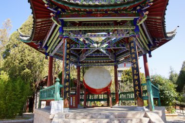 sokak lijiang eski şehir, yunnan Eyaleti, Çin.