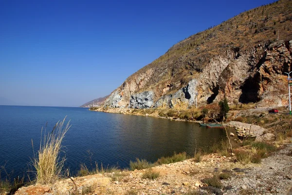 Lago Erhai, Dali, província de Yunnan, China — Fotografia de Stock