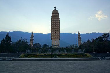 Üç Budist pagodadan dali eski şehir, yunnan Eyaleti, Çin