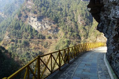 cangshan dağlarda, dali, trekking yunnan Eyaleti, Çin