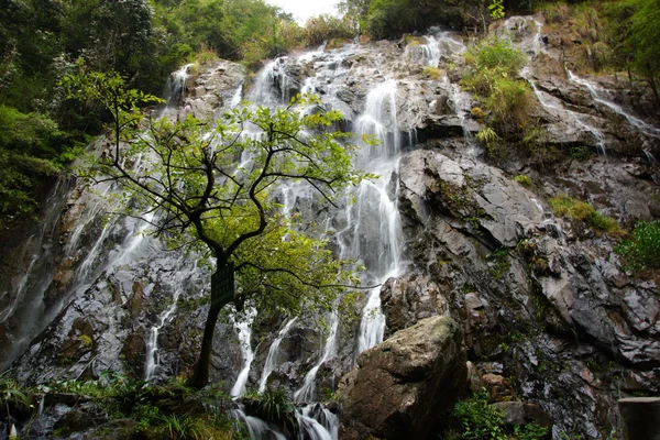 Cascata vicino al monte Wuyishan, provincia del Fujian, Cina — Foto Stock