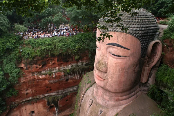 Giant Buddha in Leshan, Sichuan, China — Stock Photo, Image