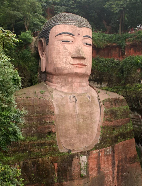 Giant Buddha in Leshan, Sichuan, China — Stock Photo, Image