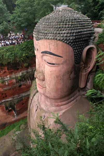 Giant Buddha in Leshan, Sichuan, China — Stock Photo, Image