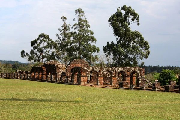 Jezuïtische missie ruïnes in trinidad, paraguay — Stockfoto