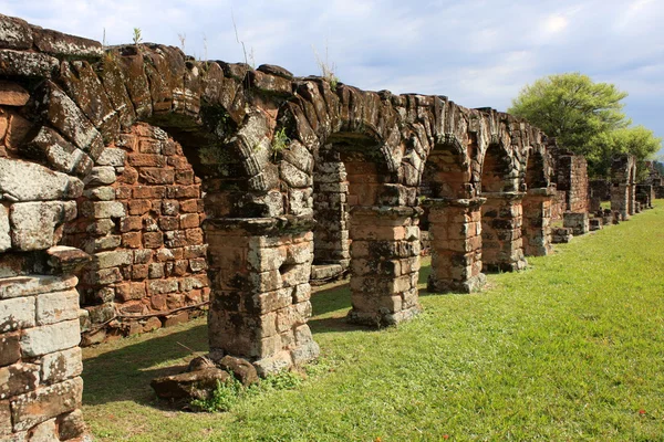 Missão jesuíta Ruínas em Trinidad, Paraguai — Fotografia de Stock