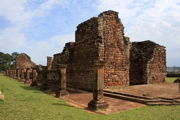 Jesuit mission Ruins in Trinidad, Paraguay — Stock Photo, Image