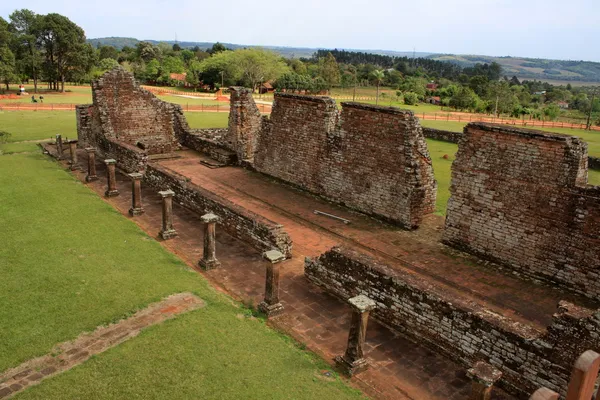 Jezsuita misszió romok Trinidad, Paraguay — Stock Fotó