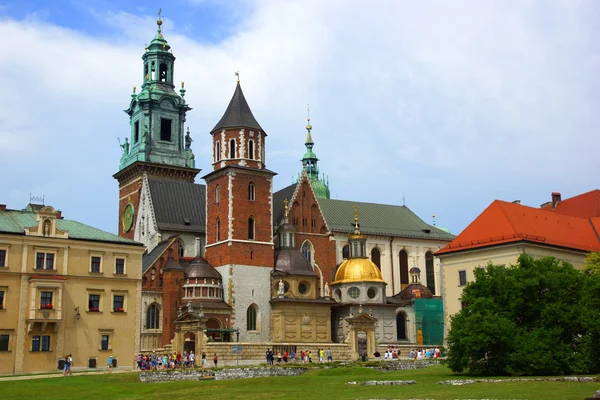 Catedral de Wawel en la colina de Wawel en Cracovia (Cracovia ) —  Fotos de Stock