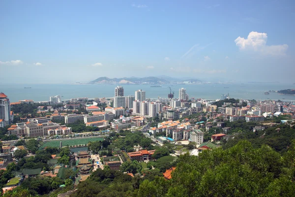 Die kulisse von xiamen, moderne stadt in china — Stockfoto