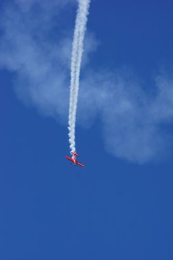 Krakow, Polonya - 29 Haziran: uçan akrobasi gösterisi malopolski piknik lotniczy (air Festivali),'zelazny grubu ve görüntü üzerinde 29 Haziran 2013 krakow