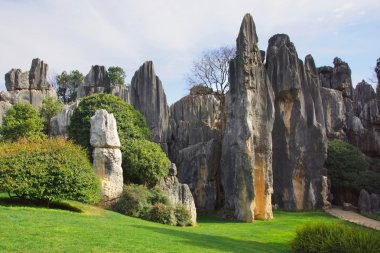 shilin taş orman Kunming, yunnan Eyaleti, Çin