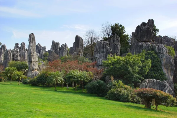 Forêt de pierre de Shilin à Kunming, province du Yunnan, Chine — Photo