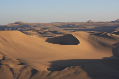 Oasis of Huacachina in Atacama desert, Peru