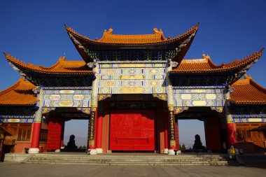 Üç Budist pagodadan dali eski şehir, yunnan Eyaleti, Çin