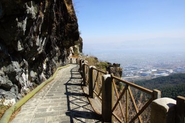 cangshan dağlarda, dali, trekking yunnan Eyaleti, Çin