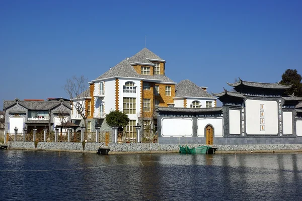 Rural scenery around Erhai lake and Dali, Yunnan province, China — Stock Photo, Image