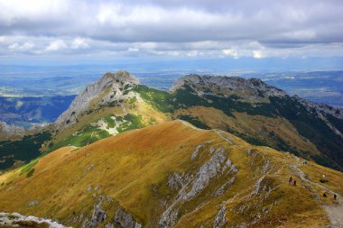 Giewont, od Polonya tatras dağ manzara